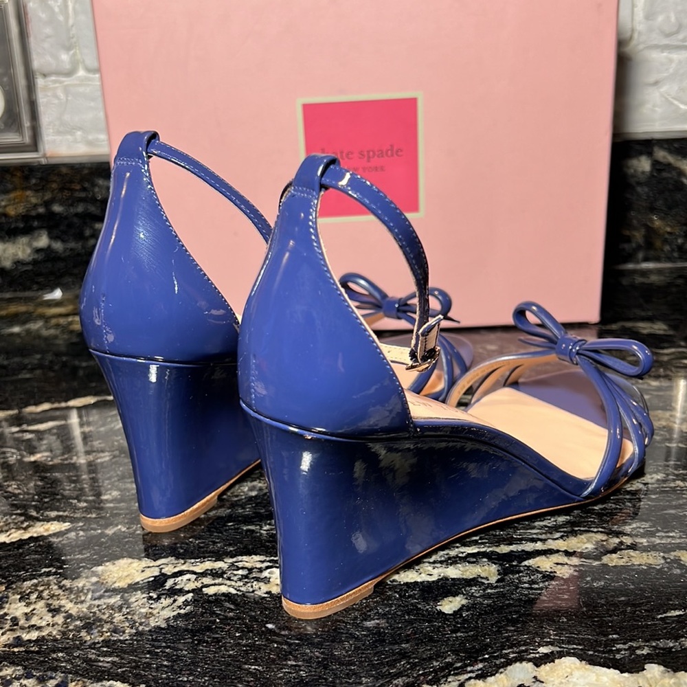 NWOB Kate Spade Flamenco Wedge Sandals, 9.5 - Picture 12 of 17